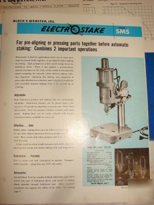 Electrostake sms punch press insertion machine