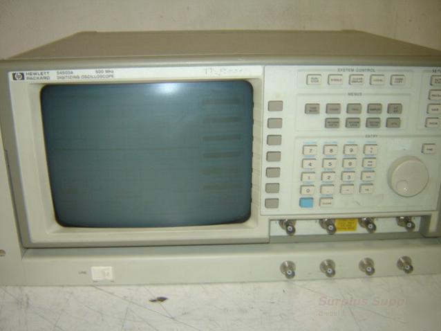 Hp 5403A 500 mhz digitizing oscilloscope