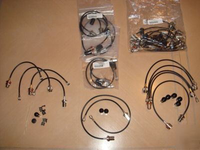 Lot of 27 motorola rf/antenna cables