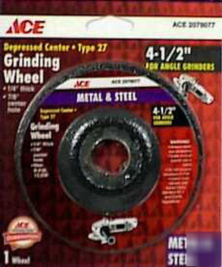 New ace depressed center grinding wheel lot of 2