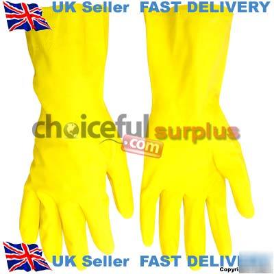 New brand turbo large yellow gloves pack of 3-pairs