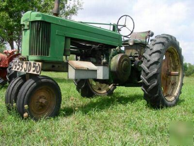 1953 john deere 50 tractor - 99.9% original