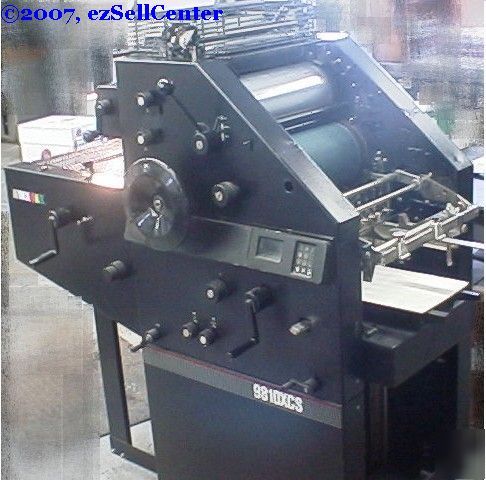 Ab dick 9810 kompac powdair ii offset printing press