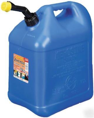 Blitz 50877 5 gal blue plastic kerosene can 377135