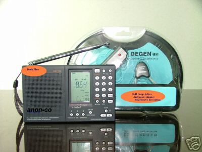 DE1102 pll radio w/ ssb (free DE31 soft loop antenna)
