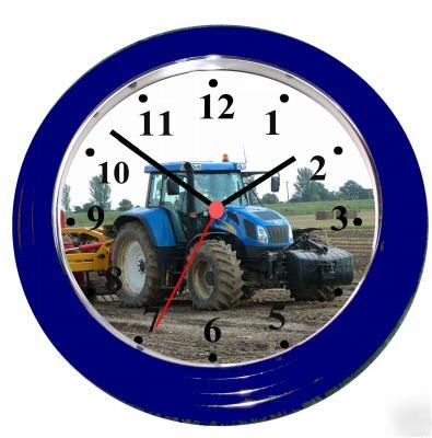 Ford TVT170 tractor picture in a wall clock 