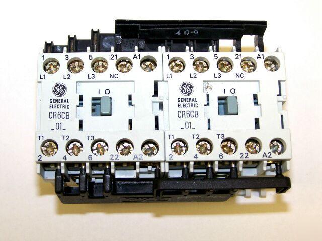 Ge miniature contactor CR6VBA3B 120V CAU3-9-01-120-no