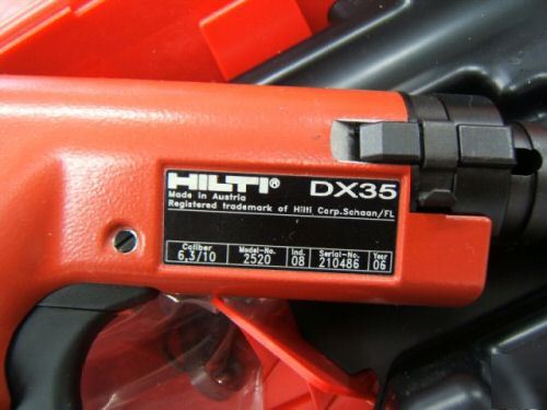 Like new hilti DX35 powder actuated stud gun ( )