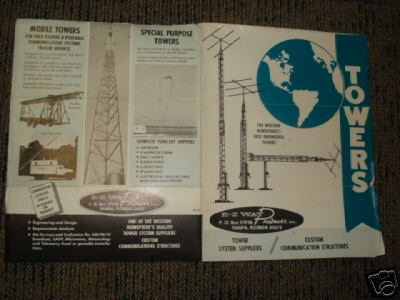Original e-z way ham radio antenna tower catalog