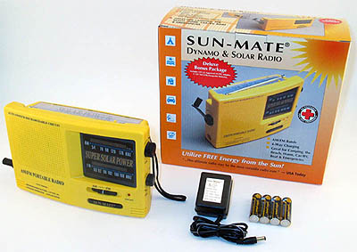 Solar dynamo radio am fm hand crank emergency $50