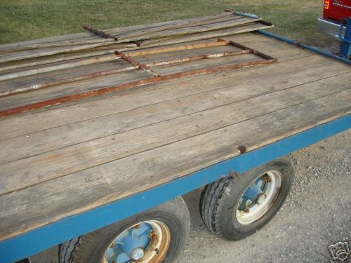 12' trailer equipment wood hauler tractor skidsteer