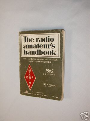 1945 arrl radio amateur's handbook