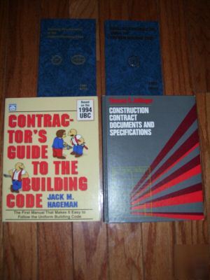 4 bks: construction, contracting, building codes