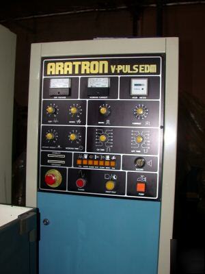 Aratron sinker edm with 2 axis dro excellent condition 