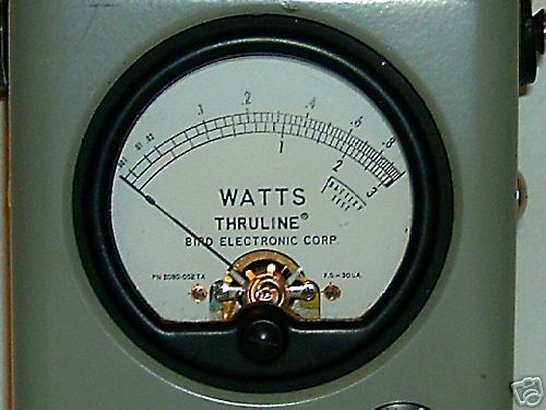 Bird 4410 thruline directional wattmeter w/ element b 