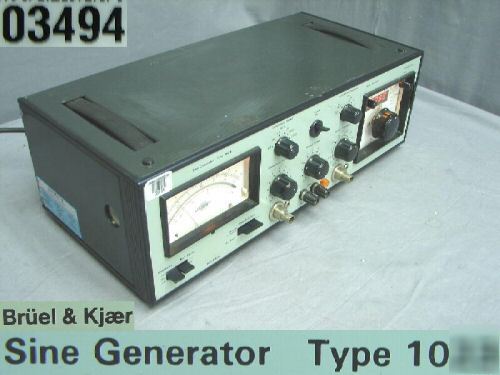 Bruel & kjaer 1023 sine generator