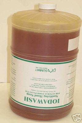 Iodawash iodine sanitizing hand soap usda - 1 gallon