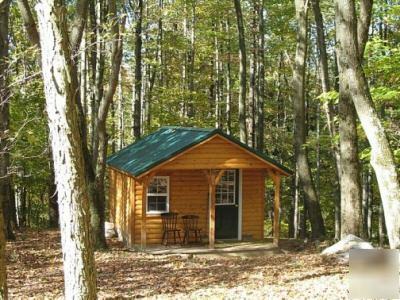 Log cabin kit *pre cut* various sizes-open floor plan