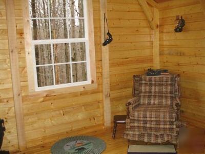 Log cabin kit *pre cut* various sizes-open floor plan