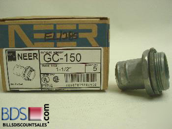 Neer 1-1/2â€ screw in connector for flexible metal condu