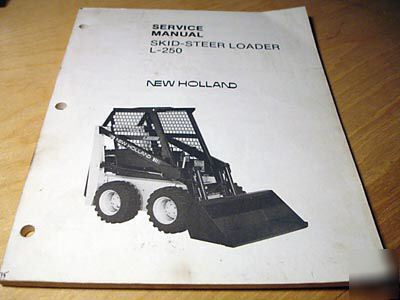 New holland L250 l-250 skidsteer service repair manual
