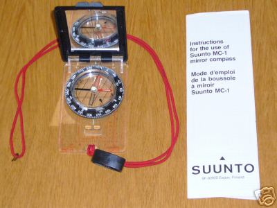 Suunto mc-1 mirror compass - nice condition 