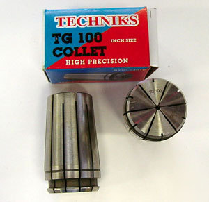 Techniks close tolerance cnc tg 100 1/4 collet