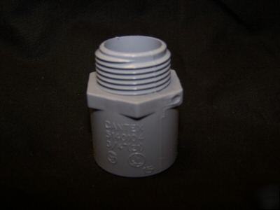 3/4 inch pvc terminal adapters box of 10 