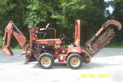 99 ditch witch 3610 trencher / backhoe / dozer blade