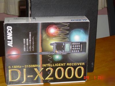 Alinco dj-X2000 intelligent receiver/scanner unblocked