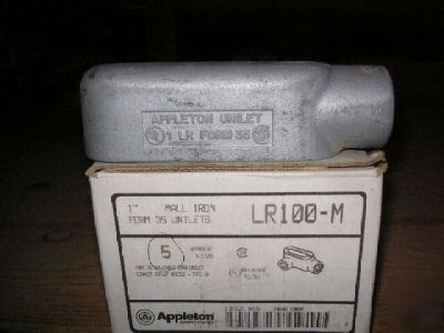 Appleton conduit outlet body fitting, 1 inch LR100-m
