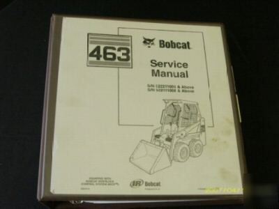 Bobcat 463 skidsteer loader service manual 1