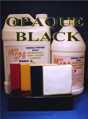 Epoxy resin opaque black general use low cost 1.5 gal