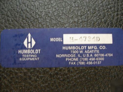 Humboldt h-4734D, digital concrete field scale, _62833