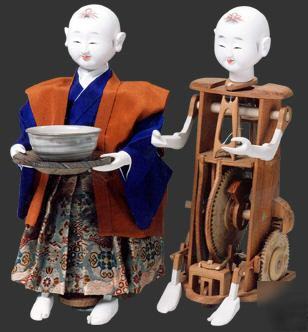 Japanese antique model tea-serving robot