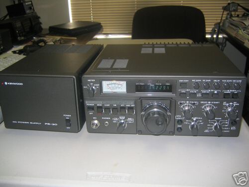 Kenwood ts-180S & ps-30 ham radio transceiver 10-160 m 