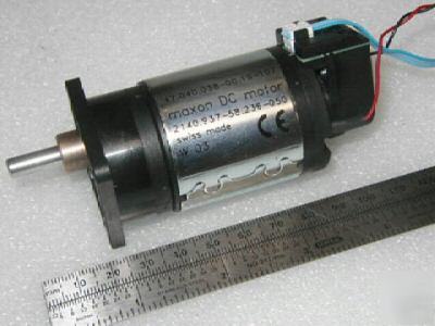 Maxon 24V dc 6 watt gear motor with encoder