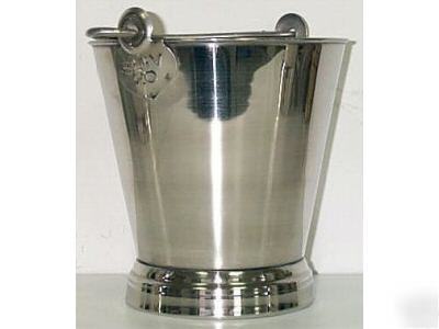 New stainless steel bucket pail 10QT cans