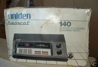 Uniden bearcat 140 10 band 10 channel scanning radio