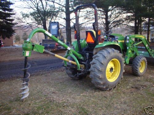 2006 john deere 4520 4X4 tractor 7 implement attachment