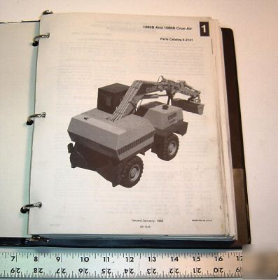 Case parts catalog -1085B & 1086B cruz-air - 1988