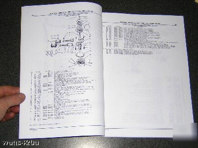 John deere 520 and 530 tractors parts catalog manual