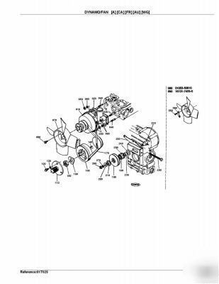 Kubota bx series tractor parts manuals on cd
