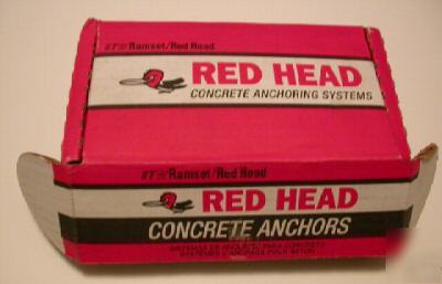 Red head concrete anchoring systems 3/8 x 3
