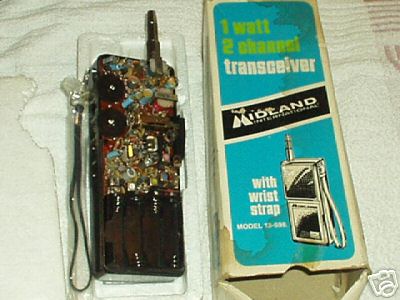 Vintage midland transceiver 1 watt 2 channel 13-698