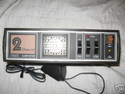 Vintage sears 2 channel alarm system 1981