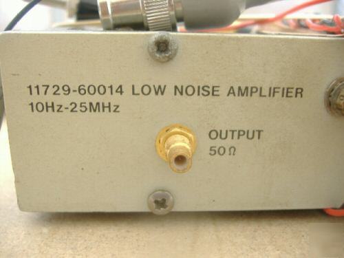 11729-60014 low noise amplifer 10HZ-25MHZ