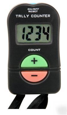 E3: electronic lcd add & subtract hand tally counter