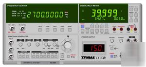 Frequency counter/function generator/multimeter