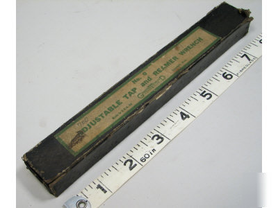 Greenfield #0 tap wrench in original box